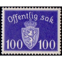Norge. Tjenste. 1937-38. 100 Øre. AFA nr. 32 **   / st.