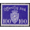 Norge. Tjenste. 1937-38. 100 Øre. AFA nr. 32 **   / st.