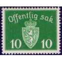 Norge. Tjenste. 1939-42. 10 Øre. AFA nr. 35 **    / st.