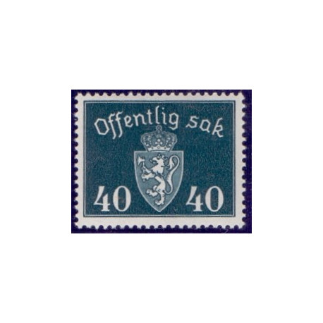 Norge. Tjenste. 1939-42. 40 Øre. AFA nr. 38 **   / st.
