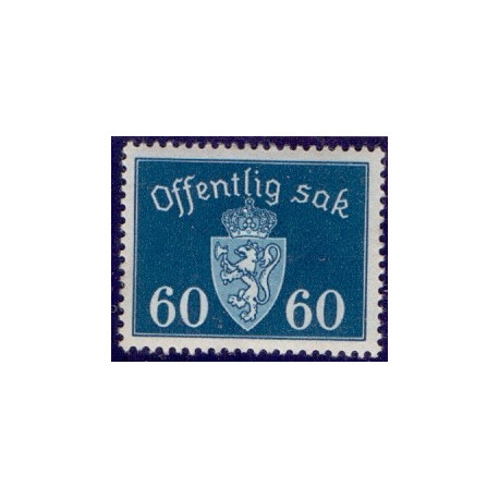 Norge. Tjenste. 1939-42. 60 Øre. AFA nr. 39 **   / st.