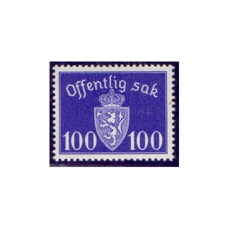 Norge. Tjenste. 1939-42. 100 Øre. AFA nr. 40 **   / st.