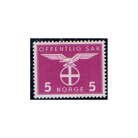 Norge. Tjenste. 1944. 5 Øre. AFA nr. 41 **  / st.