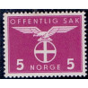 Norge. Tjenste. 1944. 5 Øre. AFA nr. 41 **  / st.