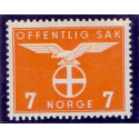 Norge. Tjenste. 1944. 7 Øre. AFA nr. 42 **    / st.