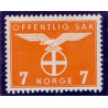 Norge. Tjenste. 1944. 7 Øre. AFA nr. 42 **    / st.