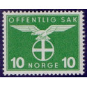 Norge. Tjenste. 1944. 10 Øre. AFA nr. 43 **    / st.
