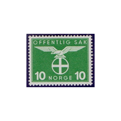 Norge. Tjenste. 1944. 10 Øre. AFA nr. 43 **    / st.