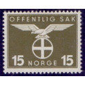 Norge. Tjenste. 1944. 15 Øre. AFA nr. 44 **    / st.
