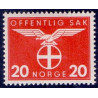 Norge. Tjenste. 1944. 20 Øre. AFA nr. 45 **    / st.