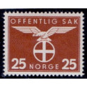 Norge. Tjenste. 1944. 20 Øre. AFA nr. 45 **    / st.