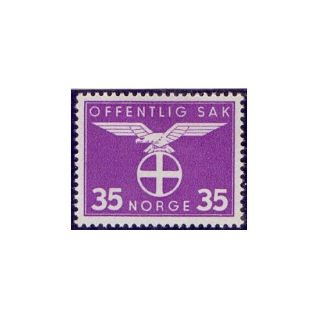 Norge. Tjenste. 1944. 35 Øre. AFA nr. 48 **    / st.
