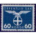 Norge. Tjenste. 1944. 60 Øre. AFA nr. 50 **    / st.