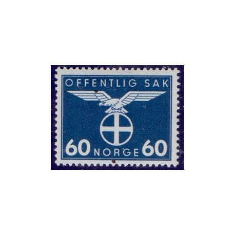 Norge. Tjenste. 1944. 60 Øre. AFA nr. 50 **    / st.