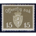 Norge. Tjenste. 1945. 15 Øre. AFA nr. 52 **   / st.
