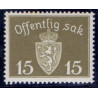 Norge. Tjenste. 1945. 15 Øre. AFA nr. 52 **   / st.
