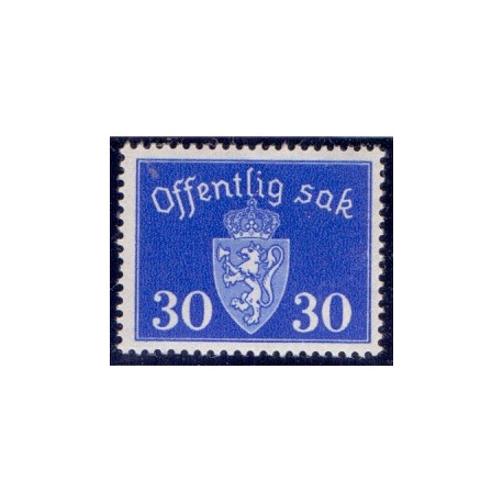 Norge. Tjenste. 1945. 30 Øre. AFA nr. 54 **   / st.