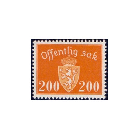 Norge. Tjenste. 1946-47. 200  Øre. AFA nr. 59 **   / st.