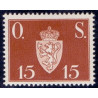 Norge. Tjenste. 1951-52. 15 Øre. AFA nr. 63 **   / st.