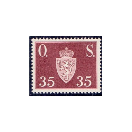 Norge. Tjenste. 1951-52. 35 Øre. AFA nr. 65 **   / st.