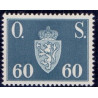Norge. Tjenste. 1951-52. 60 Øre. AFA nr. 66 **   / st.