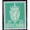 Norge. Tjenste. 1955-58. 20 Øre. AFA nr. 71 **               / st.