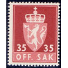 Norge. Tjenste. 1955-58. 35 Øre. AFA nr. 75 **              / st.