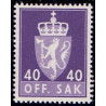 Norge. Tjenste. 1955-58. 40 Øre. AFA nr. 76 **              / st.