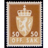 Norge. Tjenste. 1955-58. 50 Øre. AFA nr. 79 **             / st.