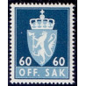 Norge. Tjenste. 1955-58. 60 Øre. AFA nr. 81 **            / st.
