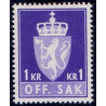 Norge. Tjenste. 1955-58. 1 kr. AFA nr. 88 **        / st.