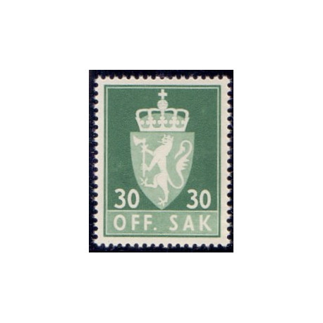 Norge. Tjenste. 1955-58. 30 Øre. AFA nr. 73 **              / st.