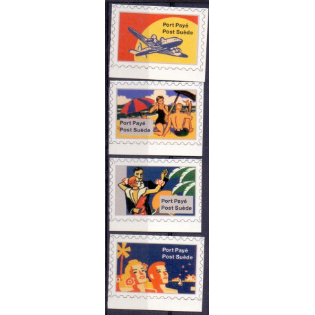 Sverige. 1994 Tourist Stamps Facit: TU 1-4 forskellige **