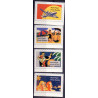 Sverige. 1994 Tourist Stamps Facit: TU 1-4 forskellige **