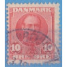 1907. Fred VIII. 10 Øre med trissefejlen. AFA nr. 55t * st.