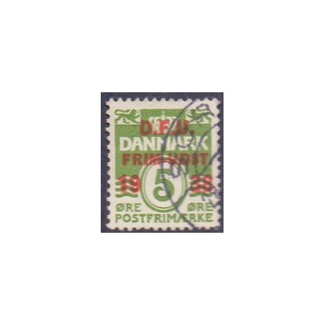 1938. D.F.U med smalt overtryk. AFA nr. 245x st. * **