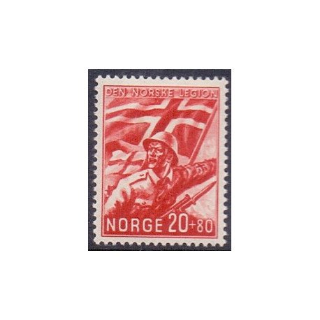 Norge. 1941. Den Norske legion. AFA nr. 230 **   st. stemplet postfrisk