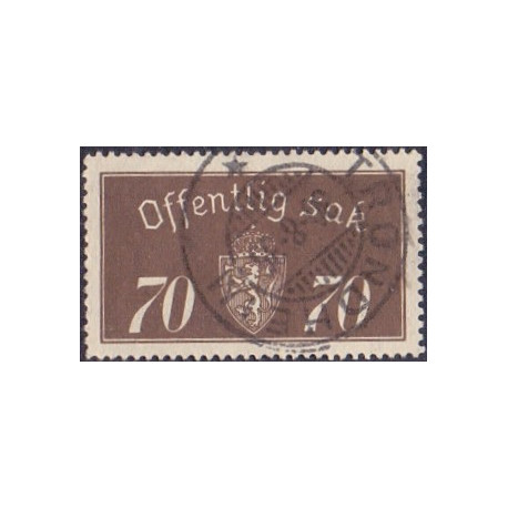 Norge. Tjenste. 1933. 70 Øre. AFA nr. 20 **    / st.