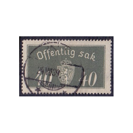 Norge. Tjenste. 1933. 40 Øre. AFA nr. 18a **     / st.