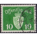 Norge. Tjenste. 1937-38. 10 Øre. AFA nr. 24 **     / st.