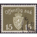 Norge. Tjenste. 1937-38. 10 Øre. AFA nr. 24 **     / st.