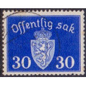 Norge. Tjenste. 1937-38. 30 Øre. AFA nr. 28 **   / st.