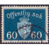 Norge. Tjenste. 1937-38. 60 Øre. AFA nr. 31 **   / st.