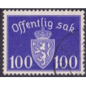 Norge. Tjenste. 1937-38. 100 Øre. AFA nr. 32 **   / st.