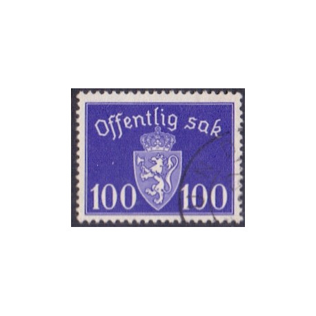 Norge. Tjenste. 1937-38. 100 Øre. AFA nr. 32 **   / st.