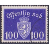 Norge. Tjenste. 1937-38. 100 Øre. AFA nr. 32 **   / st.