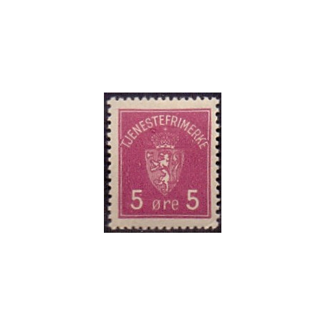 Norge. Tjenste. 1926 5 Øre AFA nr. 1 ** / st.