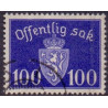 Norge. Tjenste. 1939-42. 100 Øre. AFA nr. 40 **   / st.