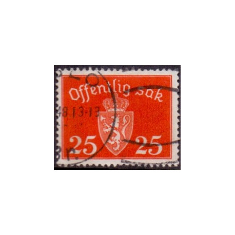 Norge. Tjenste. 1946-47. 25 Øre. AFA nr. 55 **   / st.
