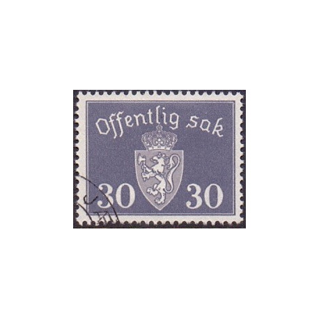 Norge. Tjenste. 1946-47. 30  Øre. AFA nr. 56 **   / st.